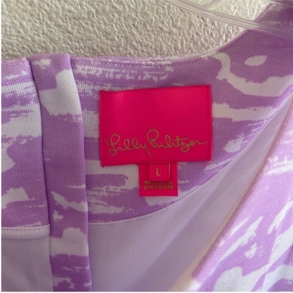 Lilly Pulitzer Gellar Purple Mini Shift Dress - Picture 8 of 9